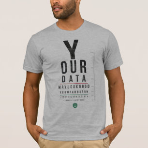Camiseta Seus dados olham bons de distante mas…