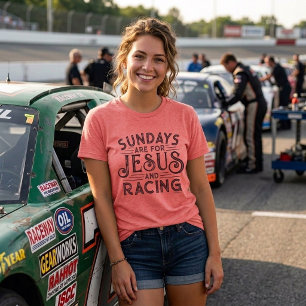 Camiseta Seus "Domingos são para Jesus e Corrida"