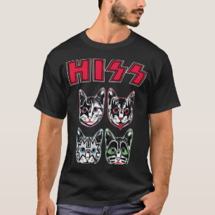 Camiseta Seus Felizes Gatos Kittens Rock Rockin
