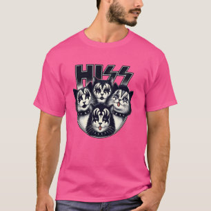 Camiseta Seus Felizes Gatos Kittens Rock Rockin