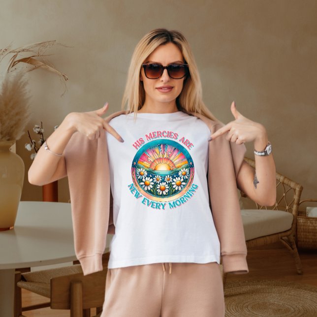 Camiseta Seus misericórdias são novas todas as manhãs  (Criador carregado)
