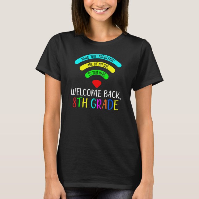 Camiseta Seus Problemas De Wifi Não São Úteis Para Você No  (Frente)