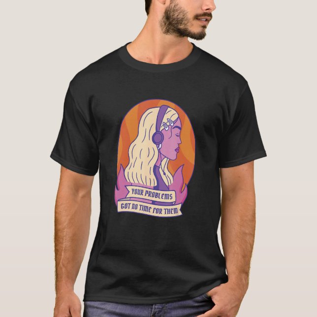 Camiseta Seus problemas não têm tempo (Frente)
