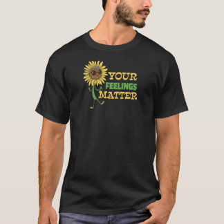 Camiseta Seus Sentimentos Importam Saúde Mental Hippie Sunf