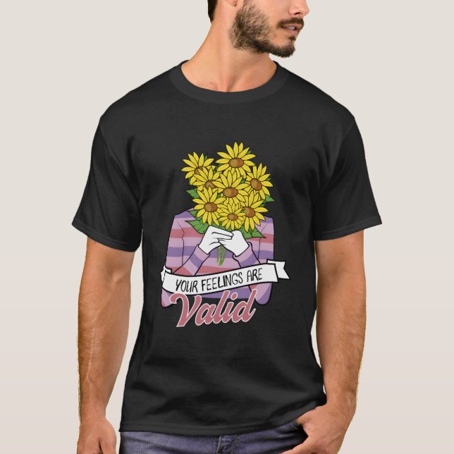 Camiseta Seus Sentimentos São Uma Saúde Tal Válida (Frente)