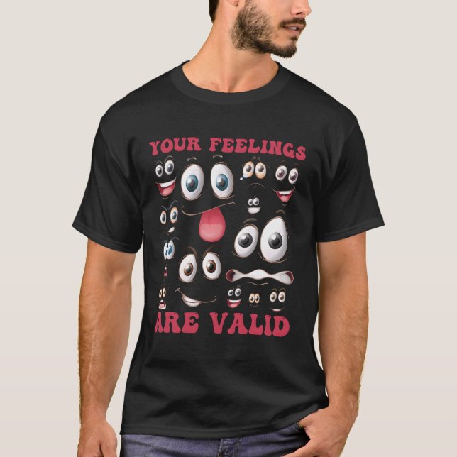 Camiseta Seus Sentimentos São Válidos Na Semana De Consciên (Frente)