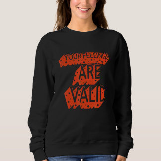 Camiseta Seus Sentimentos São Válidos  Saúde Mental