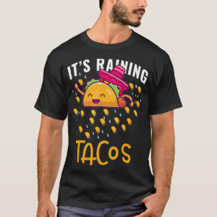Camiseta Seus tacos chovendo, Comida mexicana