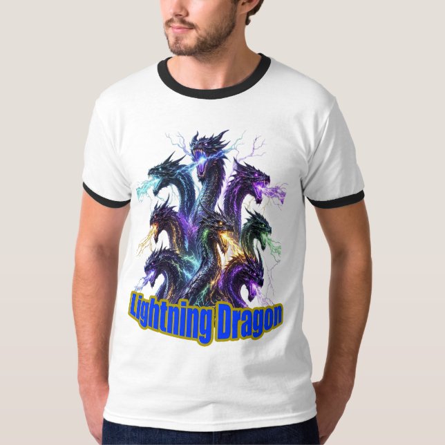 Camiseta Seven-Headed Lightning Dragon (Frente)