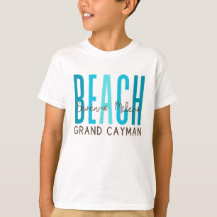 Camiseta Seven Mile Beach Grand Cayman (Oceano)