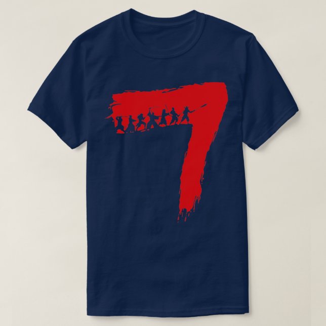 Camiseta Seven Samurai (Frente do Design)