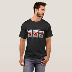 Camiseta Sevens triplo afortunado no slot machine