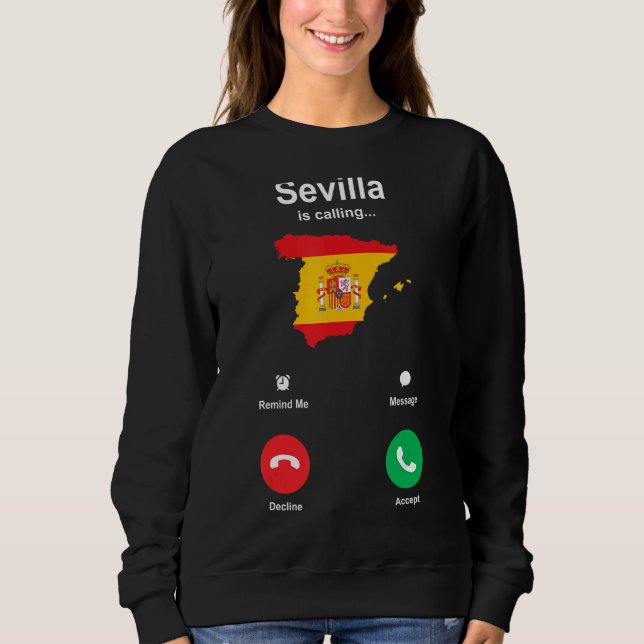 Camiseta Sevilla Está Chamando (Frente)