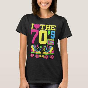 Camiseta Sevimentei do Partido Tema da Moda do Coração 70 d