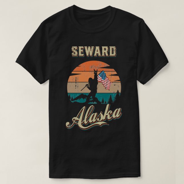 Camiseta Seward Alaska (Frente do Design)