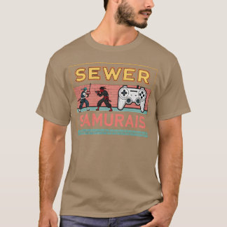 Camiseta Sewer Samurais Retro Video Game friend