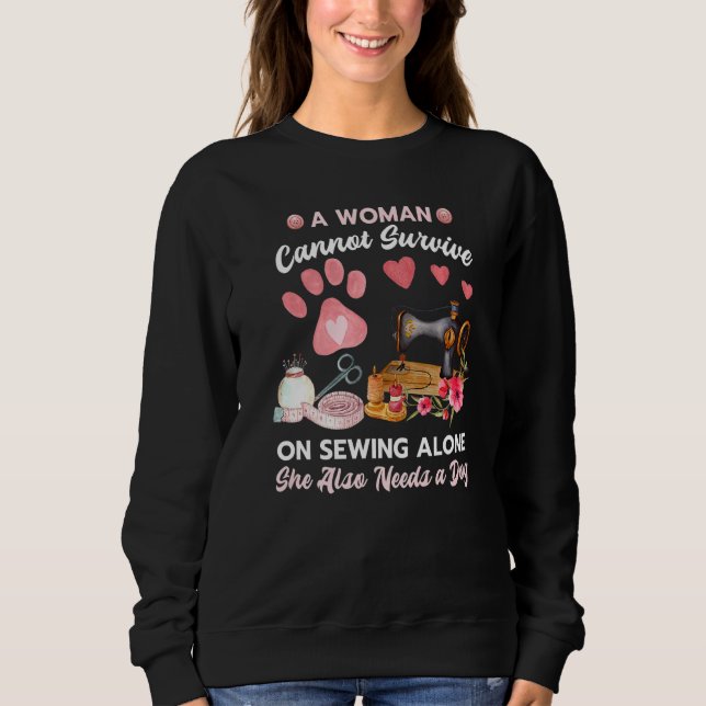 Camiseta Sewing and Dog (Frente)