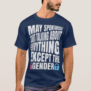 Camiseta Sexo - Citação Reveal para um Detentor do Gênero 3
