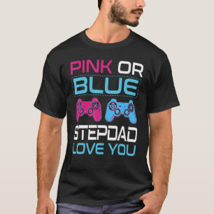 Camiseta Sexo Cor-De-Rosa Ou Azul Revela Vídeo Jogo Stepdad