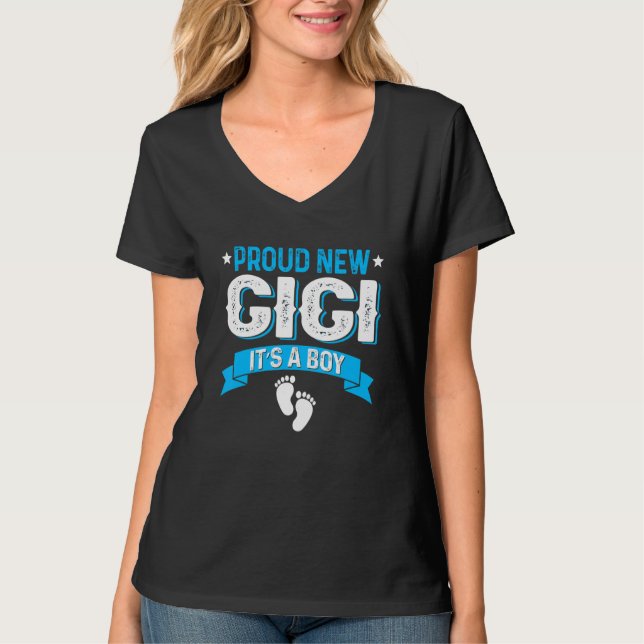 Camiseta Sexo da família revela Gigi nova e orgulhosa É um  (Frente)