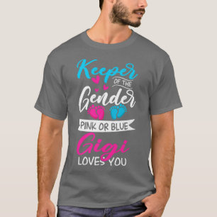 Camiseta Sexo De Bebê Revela Chá Rosa Ou Azul Gigi Amores
