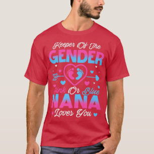 Camiseta Sexo De Bebê Revela Chá Rosa Ou Azul Nana Loves