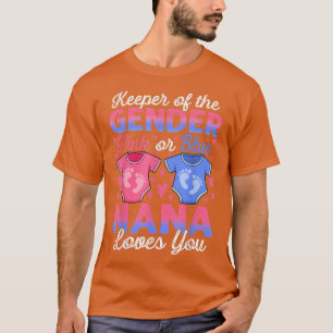 Camiseta Sexo De Bebê Revela Chá Rosa Ou Azul Nana Loves