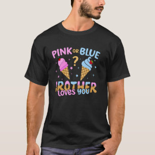Camiseta Sexo De Colher De sorvete Revela Cor-De-Rosa Ou Ir
