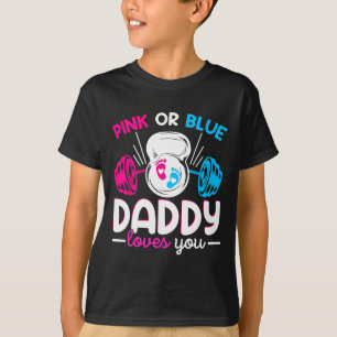 Camiseta Sexo De Elevação De Peso Revela Cor-De-Rosa Ou Pai