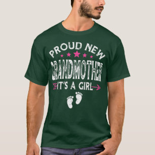 Camiseta Sexo De Família Bonita Revela Orgulhosa Nova Avó