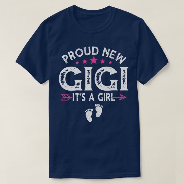 Camiseta Sexo de família bonito revela novos Gigi orgulhoso (Frente do Design)