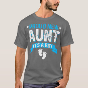 Camiseta Sexo de Família Engraçado Revela Orgulhosa Tia Nov