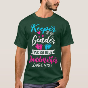 Camiseta Sexo Do Bebê Revela Chá Rosa Ou Avó Azul