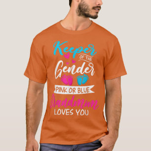Camiseta Sexo Do Bebê Revela Chá Rosa Ou Azul Avó Lo
