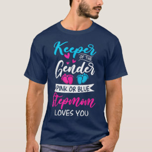 Camiseta Sexo Do Bebê Revelar Chá Rosa Ou Azul Stepmmama Lo