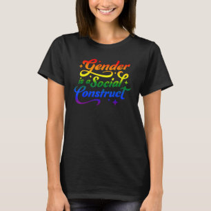 Camiseta Sexo É Uma Construção Social Transgênero Não-Binar