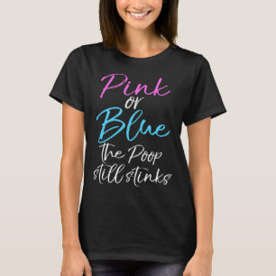 Camiseta Sexo Engraçado Revela Piada Rosa ou Azul no Poop S