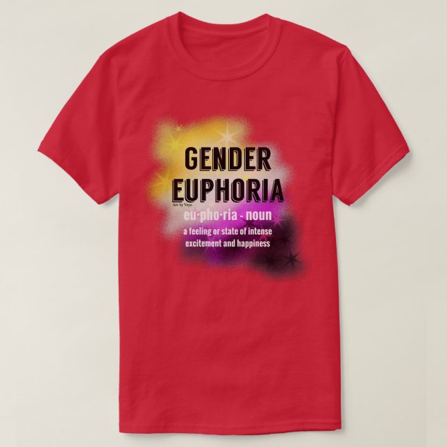 Camiseta Sexo Euforia Nonbinary (Frente do Design)