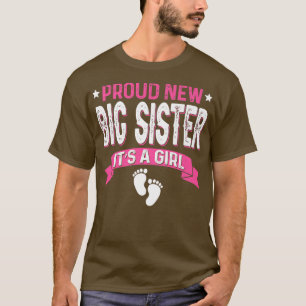 Camiseta Sexo Familiar Engraçado Revela Nova Irmã Orgulhosa