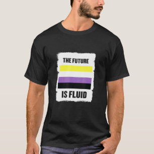 Camiseta Sexo Fluido Enby Genderqueer Não Binário
