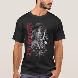 Camiseta Sexo Gangster Sobriety Imagem Limpa Incomodação