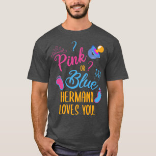 Camiseta Sexo masculino Revele IRMÃO HERMANO