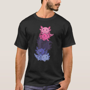 Camiseta Sexo Omnisexual Orgulho Fluido Lgbtq Axolotl