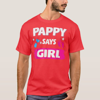 Camiseta Sexo Reveal Pappy Diz Menina Correspondente Bebê F