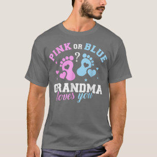 Camiseta Sexo revela amor rosa ou azul sua avó - policial