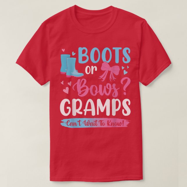 Camiseta Sexo revela botas ou arcos Grampo correspondente (Frente do Design)