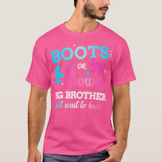 Camiseta Sexo revela botas ou arcos Irmão combinando bebê