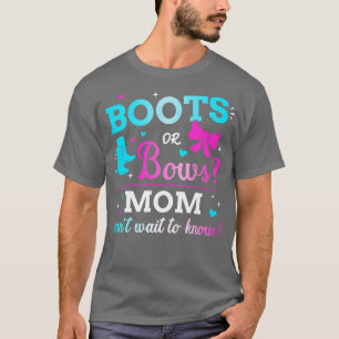 Camiseta Sexo revela botas ou arcos mãe combinando com a pa