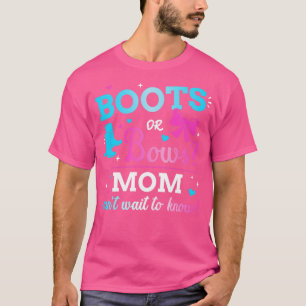 Camiseta Sexo revela botas ou arcos mãe combinando com a pa