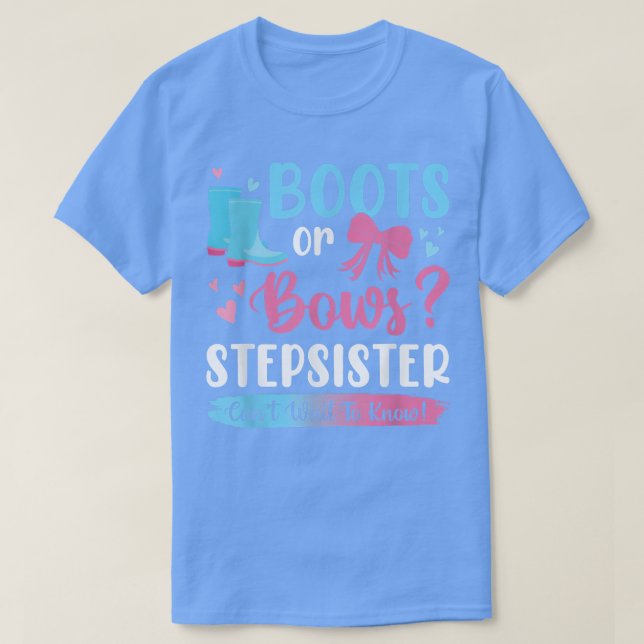 Camiseta Sexo revela botas ou arcos Stepirmã combinando com (Frente do Design)